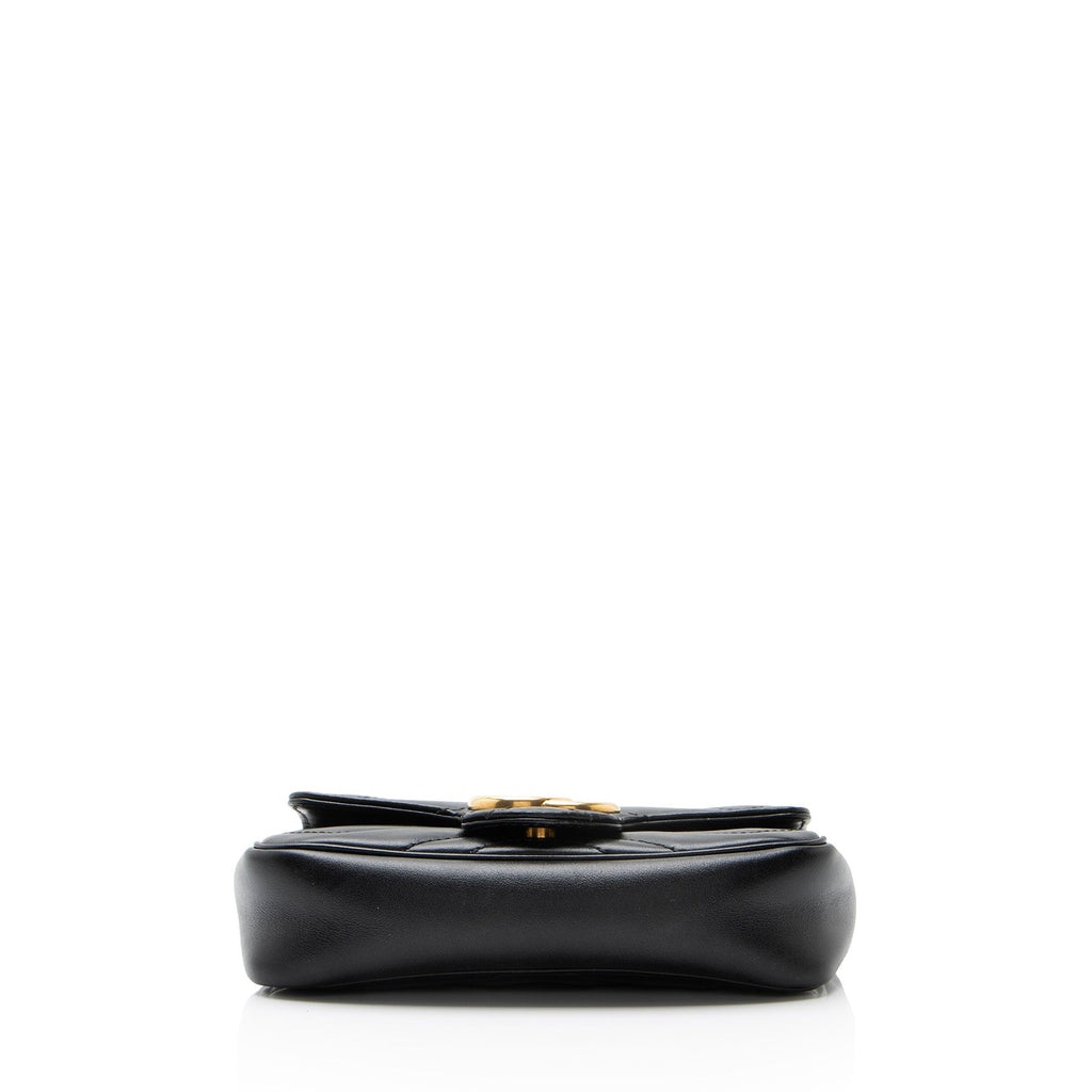Gucci Matelasse Leather GG Marmont Mini Flap Bag