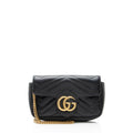 Gucci Matelasse Leather GG Marmont Mini Flap Bag