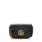 Gucci Matelasse Leather GG Marmont Mini Flap Bag