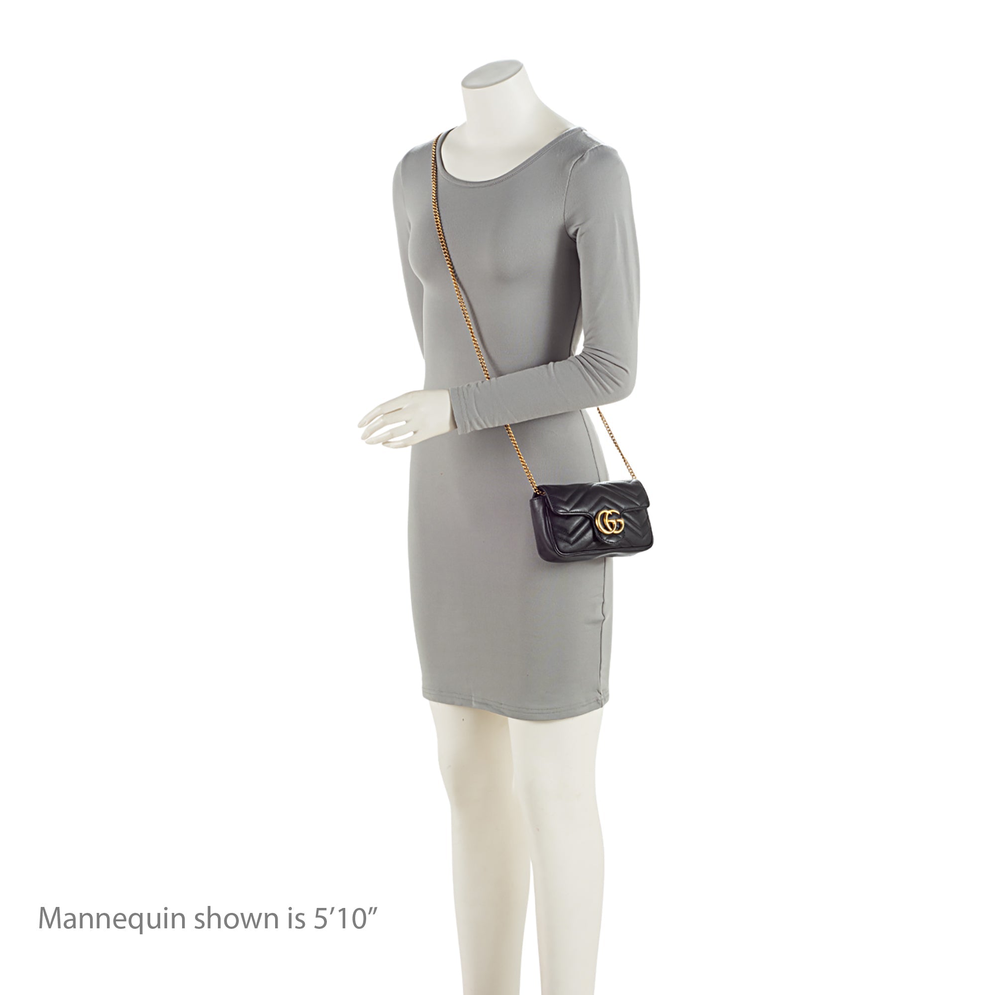 Gucci Matelasse Leather GG Marmont Mini Flap Bag