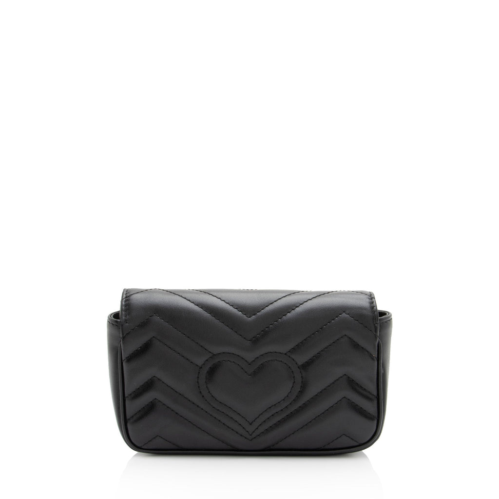Gucci Matelasse Leather GG Marmont Mini Flap Bag