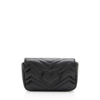 Gucci Matelasse Leather GG Marmont Mini Flap Bag