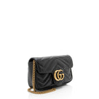 Gucci Matelasse Leather GG Marmont Mini Flap Bag