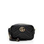 Gucci Matelasse Leather GG Marmont Mini Bag (SHF-20202)