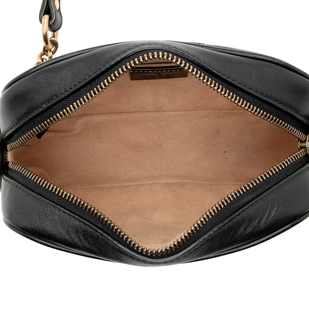 Gucci Matelasse Leather GG Marmont Mini Bag (SHF-20202)