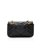Gucci Matelasse Leather GG Marmont Mini Shoulder Bag (SHF-22106)