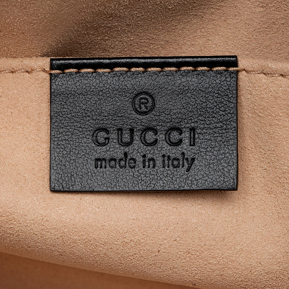 Gucci Matelasse Leather GG Marmont Mini Shoulder Bag (SHF-22106)