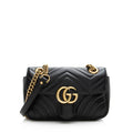 Gucci Matelasse Leather GG Marmont Mini Shoulder Bag (SHF-22608)