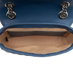 Gucci Mixed Matelasse Leather GG Marmont Mini Flap Bag (SHF-3x0jMH)