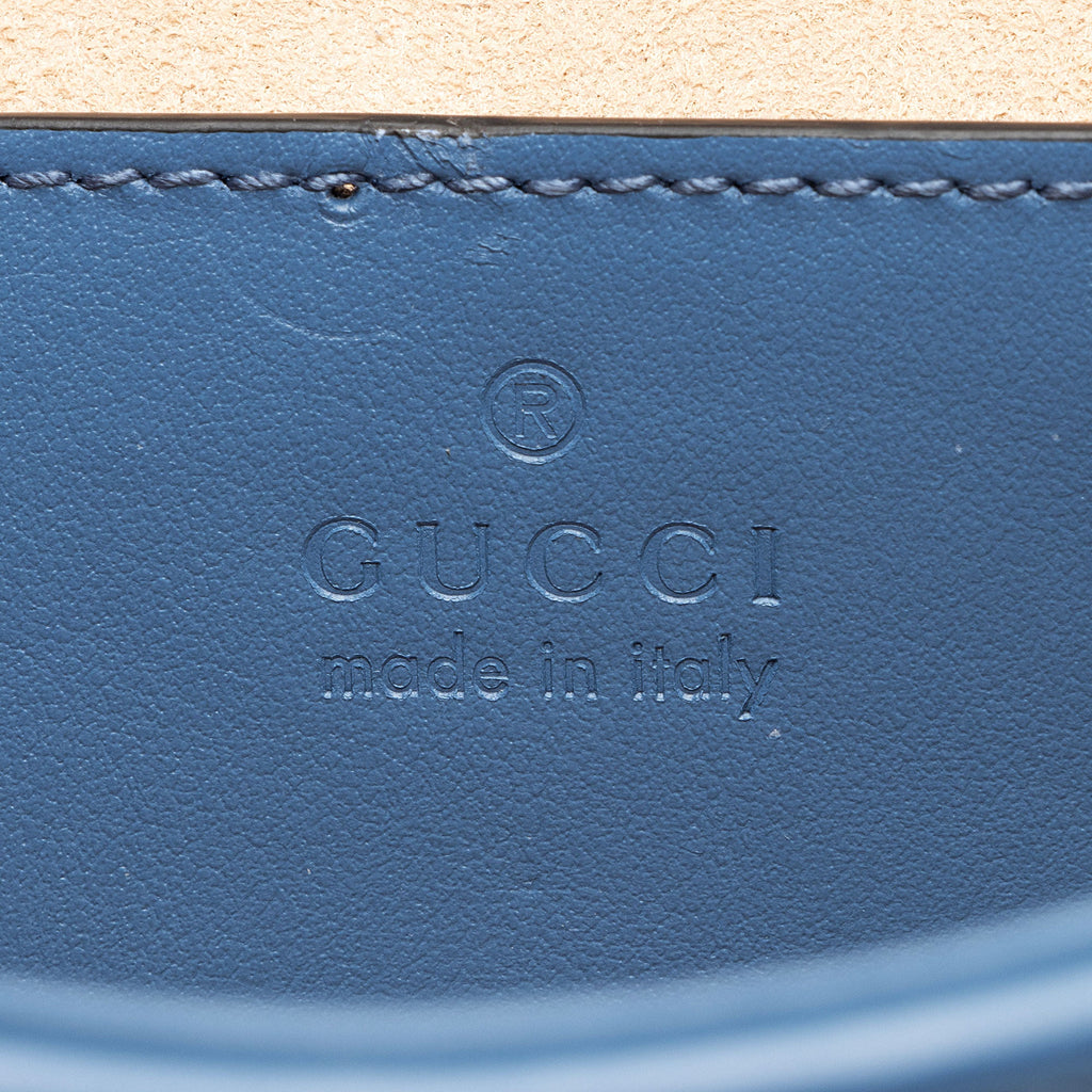 Gucci Mixed Matelasse Leather GG Marmont Mini Flap Bag (SHF-3x0jMH)