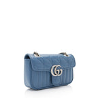 Gucci Mixed Matelasse Leather GG Marmont Mini Flap Bag (SHF-3x0jMH)