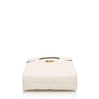 Gucci Matelasse Leather GG Marmont Mini Slip Top Handle (SHF-krsWgi)