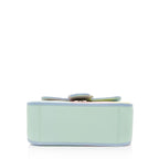 Gucci Diagonal Matelasse Leather GG Marmont Mini Top Handle