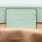 Gucci Diagonal Matelasse Leather GG Marmont Mini Top Handle