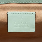 Gucci Diagonal Matelasse Leather GG Marmont Mini Top Handle