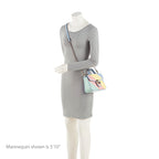 Gucci Diagonal Matelasse Leather GG Marmont Mini Top Handle