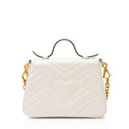 Gucci Matelasse Leather GG Marmont Mini Top Handle