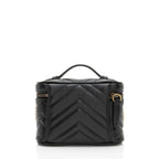 Gucci Matelasse Leather GG Marmont Mini Vanity Top Handle