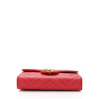 Gucci Matelasse Leather GG Marmont Mini Wallet on Chain Bag (SHF-2R5i8G)