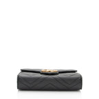Gucci Matelasse Leather GG Marmont Mini Wallet on Chain Bag (SHF-LtbPoF)