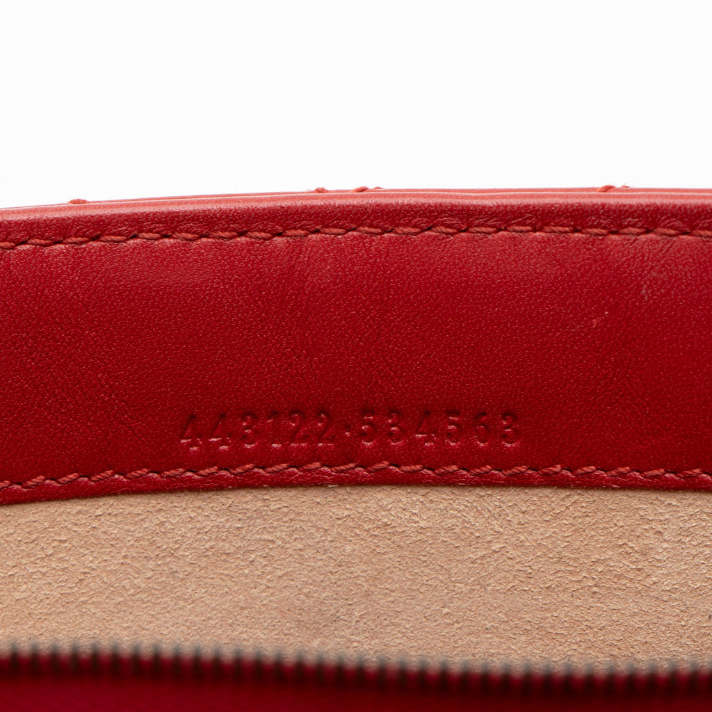 Gucci Matelasse Leather GG Marmont Mini Wallet on Chain