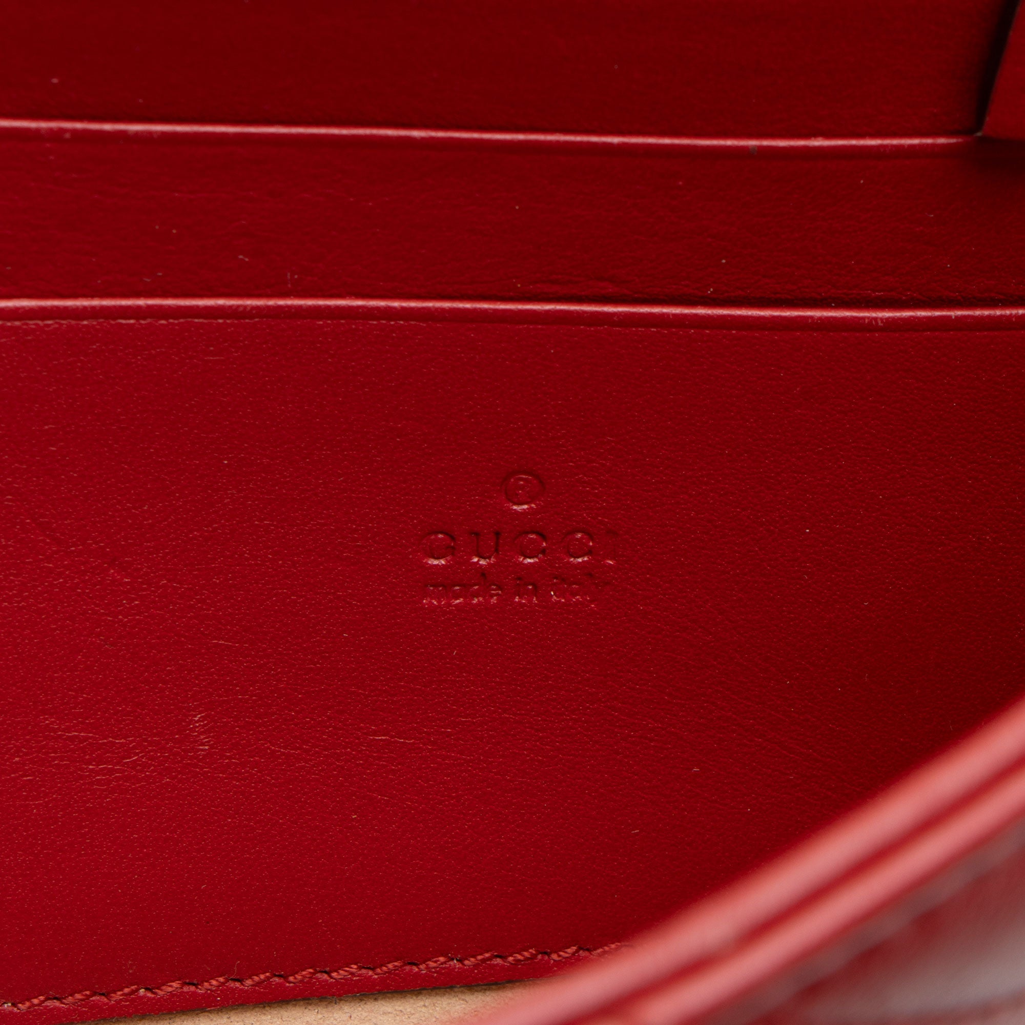 Gucci Matelasse Leather GG Marmont Mini Wallet on Chain
