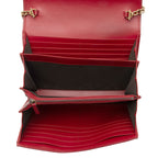 Gucci Matelasse Leather GG Marmont Wallet on Chain