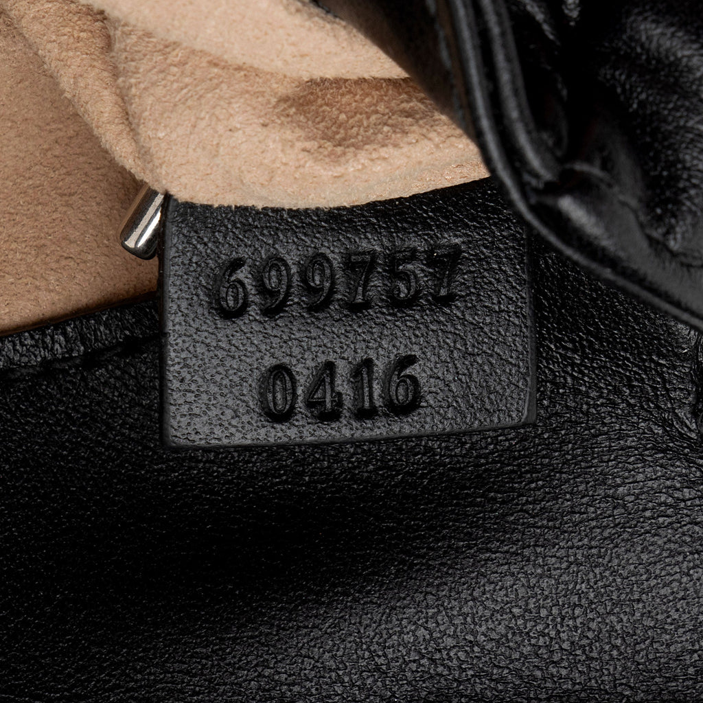 Gucci Matelasse Leather GG Marmont Monochrome Belt Bag (SHF-2itioi)