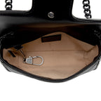 Gucci Matelasse Leather GG Marmont Monochrome Belt Bag (SHF-2itioi)