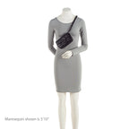 Gucci Matelasse Leather GG Marmont Monochrome Belt Bag (SHF-2itioi)