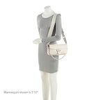 Gucci Matelasse Leather GG Marmont Monochrome Small Flap Shoulder Bag (SHF-KTzQNK)