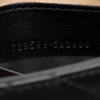Gucci Matelasse Leather GG Marmont Monochrome Square Chain Belt Bag