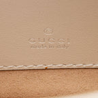 Gucci Matelasse Leather GG Marmont Monochrome Square Chain Belt Bag