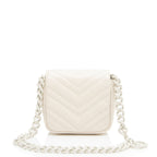Gucci Matelasse Leather GG Marmont Monochrome Square Chain Belt Bag