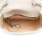 Gucci Matelasse Leather GG Marmont Monochrome Square Chain Belt Bag