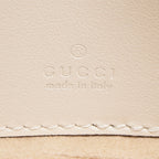 Gucci Matelasse Leather GG Marmont Monochrome Square Chain Belt Bag