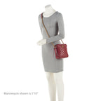 Gucci Diagonal Matelasse Leather GG Marmont Rectangular Mini Shoulder Bag