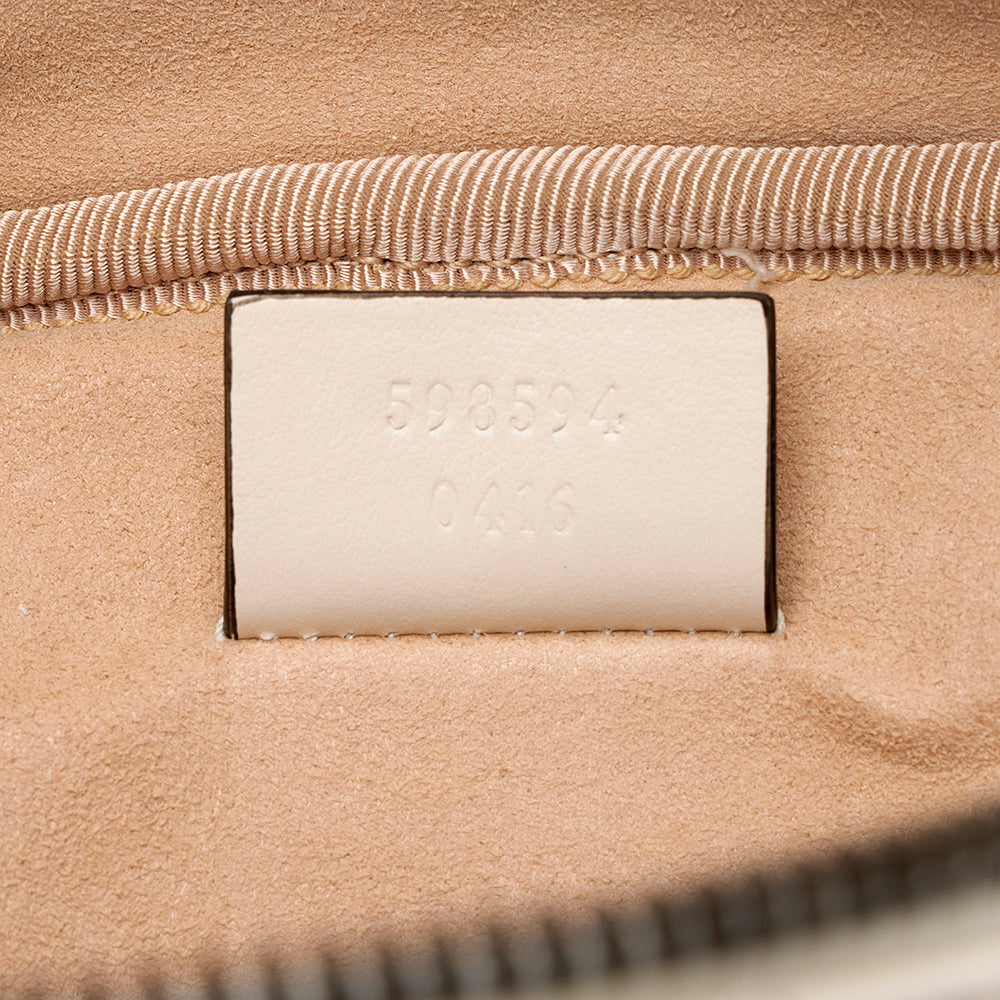 Gucci Matelasse Leather GG Marmont Round Mini Backpack (SHF-19850)
