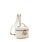 Gucci Matelasse Leather GG Marmont Round Mini Backpack (SHF-19850)