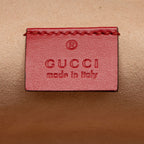 Gucci Matelasse Leather GG Marmont Round Mini Backpack