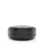 Gucci Matelasse Leather GG Marmont Round Mini Shoulder Bag (SHF-19018)