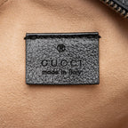 Gucci Matelasse Leather GG Marmont Round Mini Shoulder Bag (SHF-CQiicg)