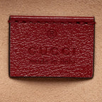 Gucci Matelasse Leather GG Marmont Round Mini Shoulder Bag