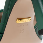 Gucci Matelasse Leather GG Marmont Slides - Size 5 / 35