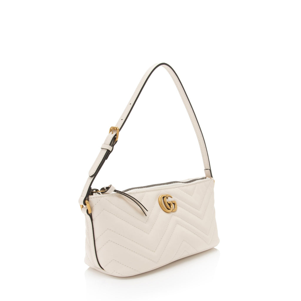 Gucci Matelasse Leather GG Marmont Sling Shoulder Bag (SHF-9zKBOp)