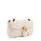 Gucci Matelasse Leather GG Marmont Small Bag (SHF-20501)