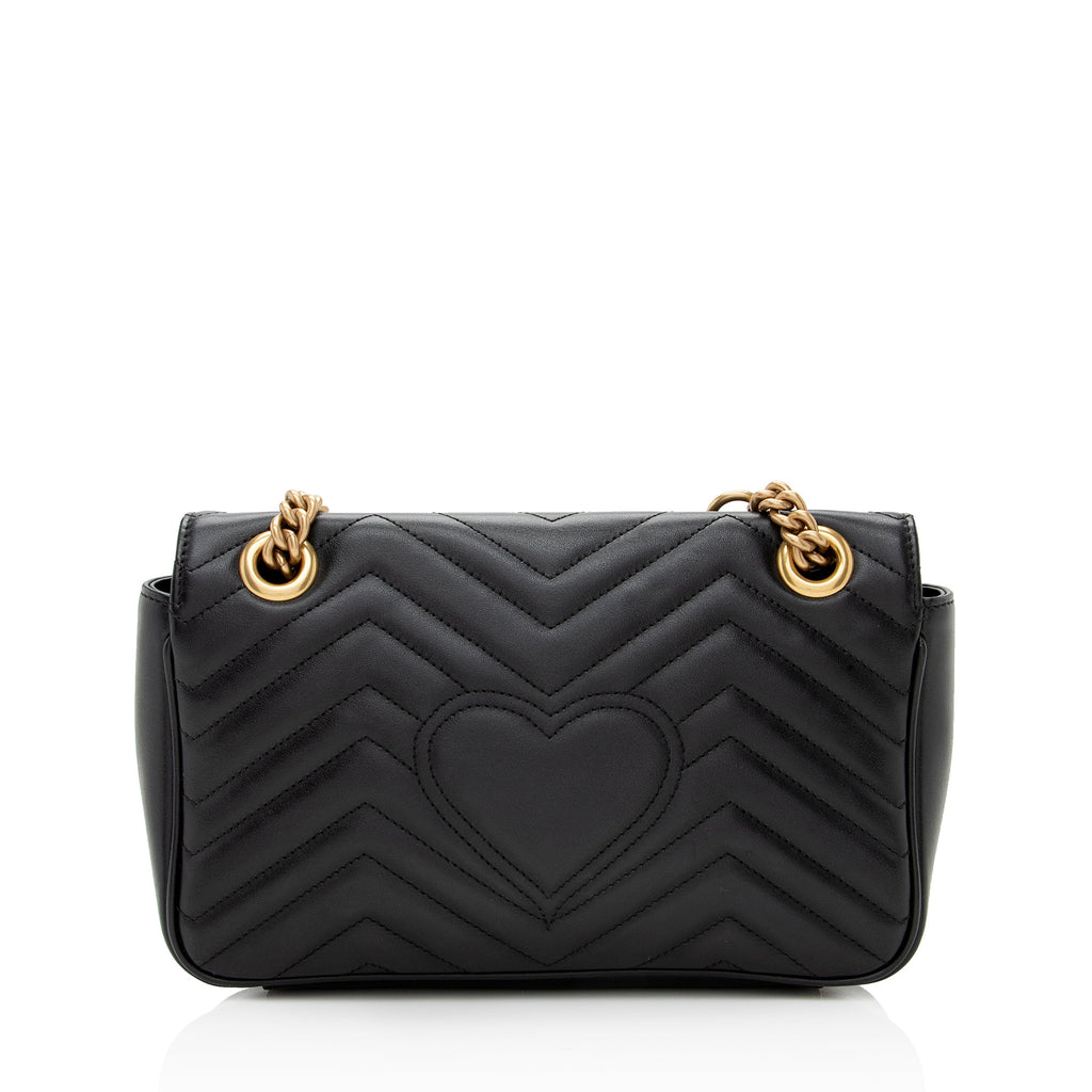 Gucci Matelasse Leather GG Marmont Small Bag (SHF-22300)