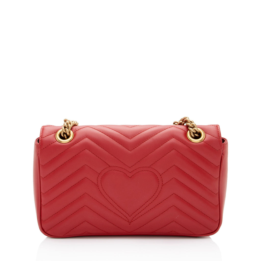 Gucci Matelasse Leather GG Marmont Small Bag (SHF-ijRyek)