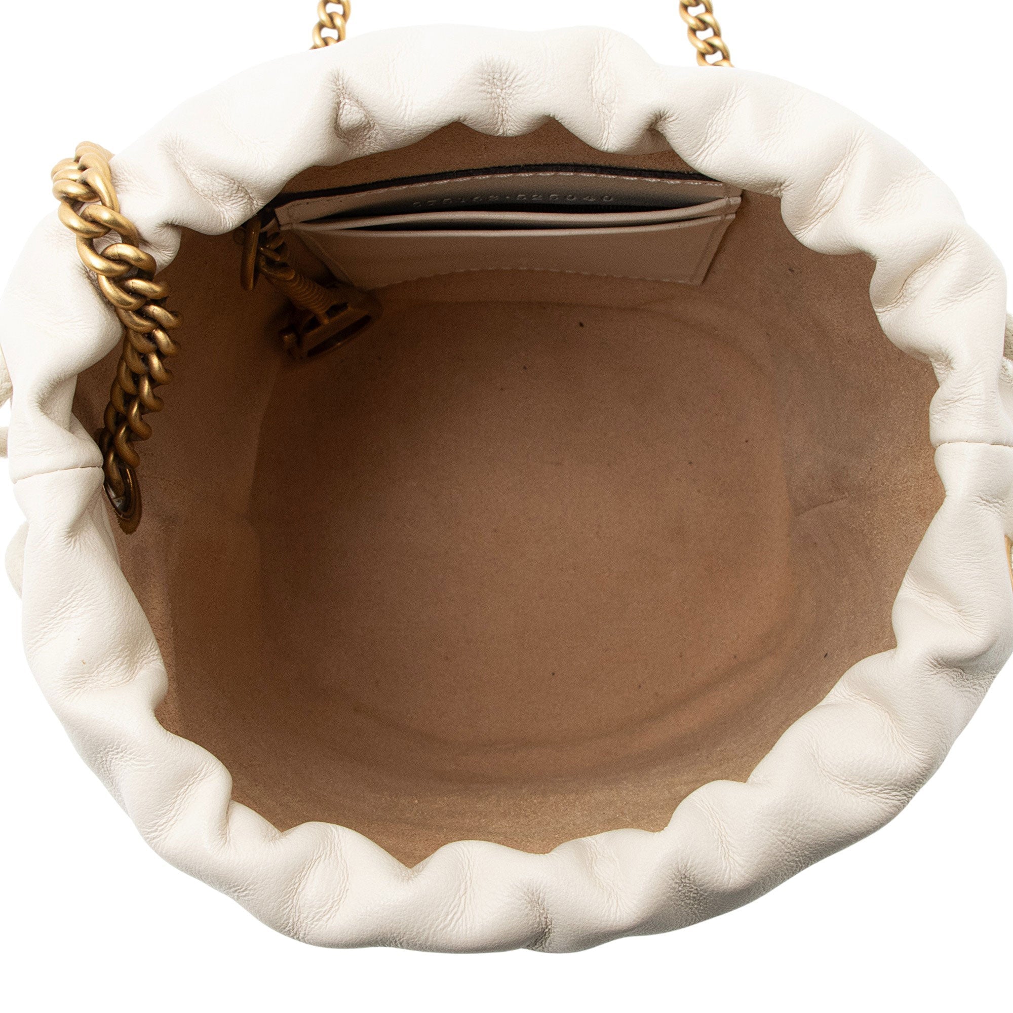 Gucci Matelasse Leather GG Marmont Small Bucket Bag