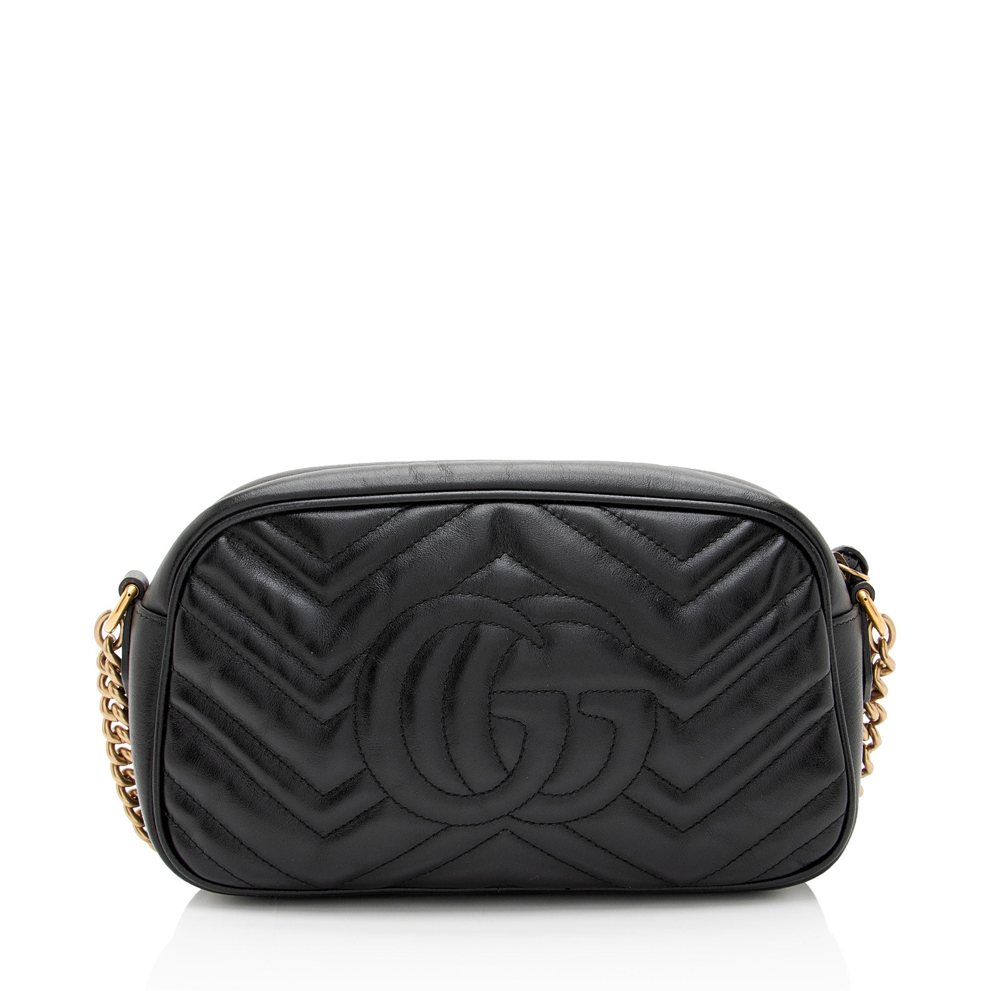 Gucci Matelasse Leather GG Marmont Small Camera Bag